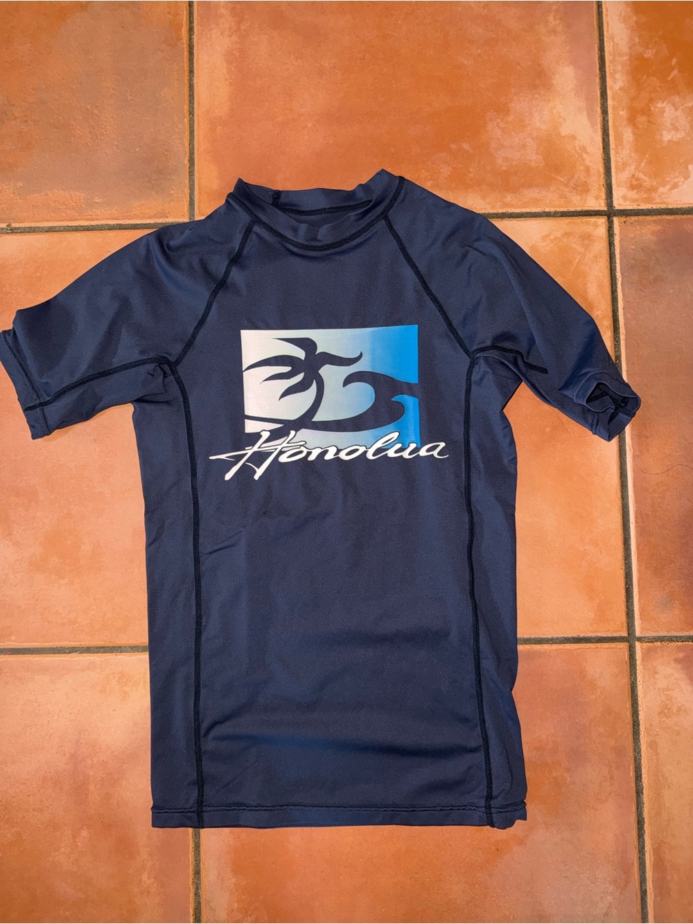 Men's Short-Sleeve Rash Guard‎ in Navy